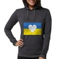 thumbnail image 1 of CafePress - Ukraine Heart Long Sleeve T Shirt - Womens Hooded Shirt, 1 of 3