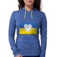 thumbnail image 1 of CafePress - Ukraine Heart Long Sleeve T Shirt - Womens Hooded Shirt, 1 of 1