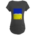 thumbnail image 1 of CafePress - Ukraine Heart Maternity T Shirt - Maternity Dark T-Shirt, 1 of 3