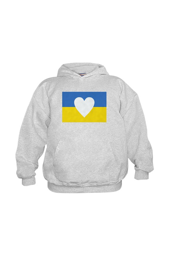 - Ukraine Heart Sweatshirt - Kids Hooded Sweatshirt, Classic Hoodie