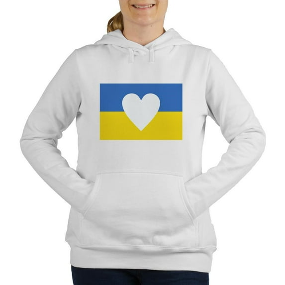 CafePress - Ukraine Heart Sweatshirt - Women's Hooded Sweatshirt