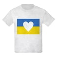 thumbnail image 1 of CafePress - Ukraine Heart T Shirt - Light T-Shirt Kids XS-XL, 1 of 4