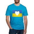 thumbnail image 1 of CafePress - Ukraine Heart T Shirt - Men's Fitted T-Shirt, 1 of 4