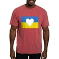 thumbnail image 1 of CafePress - Ukraine Heart T Shirt - Mens Comfort Colors Shirt, 1 of 5