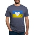 thumbnail image 1 of CafePress - Ukraine Heart T Shirt - Mens Tri-blend T-Shirt, 1 of 4