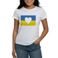 thumbnail image 1 of CafePress - Ukraine Heart T Shirt - Women's Classic T-Shirt, 1 of 4