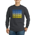 thumbnail image 1 of CafePress - Ukraine Long Sleeve T Shirt - Long Sleeve Dark T-Shirt, 1 of 4