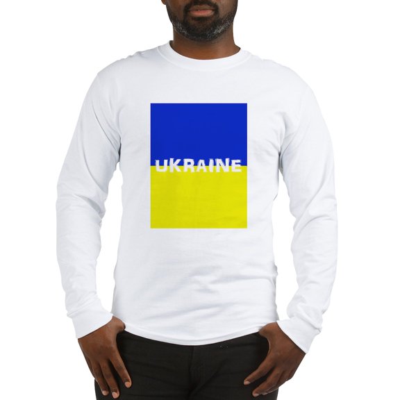 CafePress - Ukraine Long Sleeve T Shirt - Unisex Cotton Long Sleeve T-Shirt