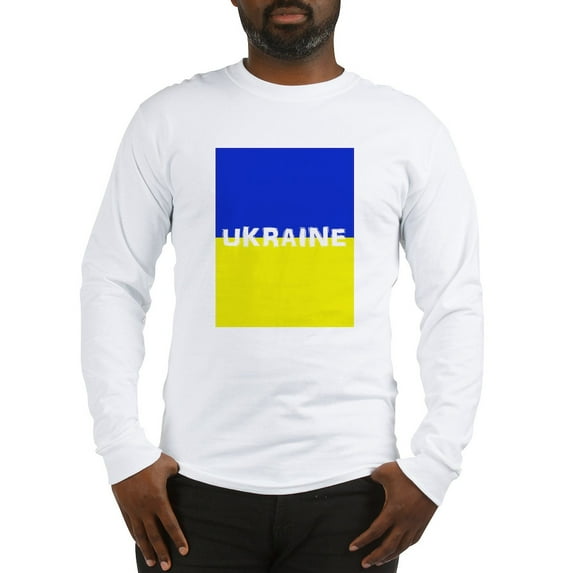 CafePress - Ukraine Long Sleeve T Shirt - Unisex Cotton Long Sleeve T-Shirt