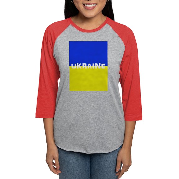 CafePress - Ukraine Long Sleeve T Shirt - Womens Baseball Tee