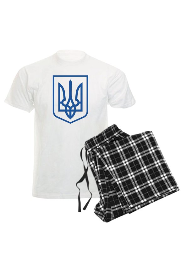 - Ukraine Men's Light Pajamas - Men's Light Loose Fit Cotton Pajama Set