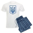 thumbnail image 1 of CafePress - Ukraine Men's Light Pajamas - Men's Light Loose Fit Cotton Pajama Set, 1 of 7