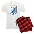thumbnail image 1 of CafePress - Ukraine Men's Light Pajamas - Men's Light Loose Fit Cotton Pajama Set, 1 of 7