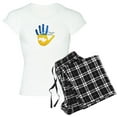 thumbnail image 1 of CafePress - Ukraine Pajamas - Women's Short Sleeve Print T-Shirt and Pants Light Cotton Pajama Set, 1 of 7