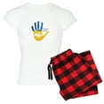 thumbnail image 1 of CafePress - Ukraine Pajamas - Women's Short Sleeve Print T-Shirt and Pants Light Cotton Pajama Set, 1 of 7