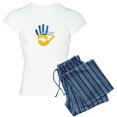 thumbnail image 1 of CafePress - Ukraine Pajamas - Women's Short Sleeve Print T-Shirt and Pants Light Cotton Pajama Set, 1 of 7