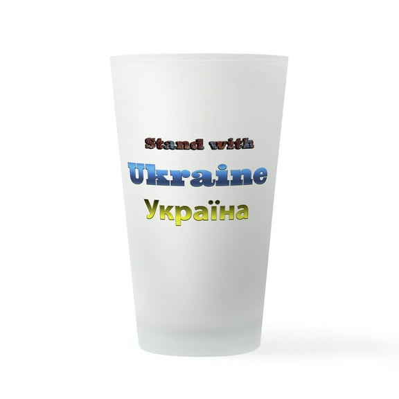CafePress - Ukraine - Pint Glass, Drinking Glass, 16 oz. CafePress