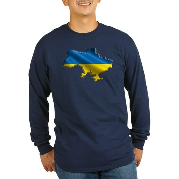 CafePress - Ukraine Pride Love Ukrainian F Long Sleeve T Shirt - Long Sleeve Dark T-Shirt