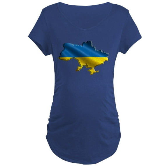 CafePress - Ukraine Pride Love Ukrainian Fla Maternity T Shirt - Maternity Dark T-Shirt