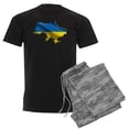 thumbnail image 1 of CafePress - Ukraine Pride Love Ukrainian Flag Pajamas - Men's Dark Loose Fit Cotton Pajama Set, 1 of 7