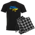 thumbnail image 1 of CafePress - Ukraine Pride Love Ukrainian Flag Pajamas - Men's Dark Loose Fit Cotton Pajama Set, 1 of 7