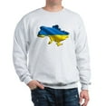 thumbnail image 1 of CafePress - Ukraine Pride Love Ukrainian Flag Sweatshirt - Crew Neck Sweatshirt, 1 of 4