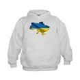 thumbnail image 1 of CafePress - Ukraine Pride Love Ukrainian Flag Sweatshirt - Kids Hooded Sweatshirt, Classic Hoodie, 1 of 4
