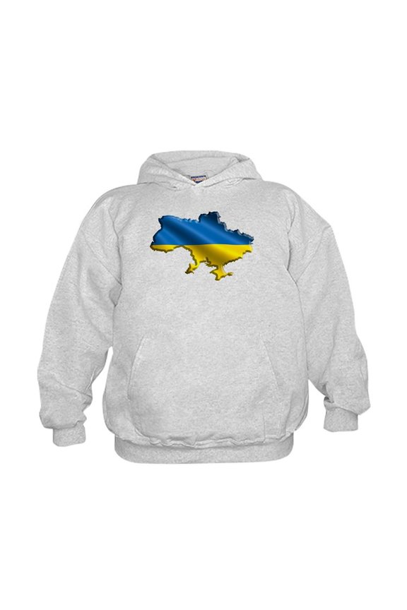 - Ukraine Pride Love Ukrainian Flag Sweatshirt - Kids Hooded Sweatshirt, Classic Hoodie