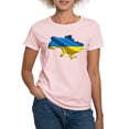 thumbnail image 1 of CafePress - Ukraine Pride Love Ukrainian Flag T Shirt - Women's Classic T-Shirt, 1 of 4