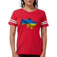 thumbnail image 1 of CafePress - Ukraine Pride Love Ukrainian Flag T Shirt - Womens Football Shirt, 1 of 4