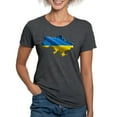 thumbnail image 1 of CafePress - Ukraine Pride Love Ukrainian Flag T Shirt - Womens Tri-blend T-Shirt, 1 of 4