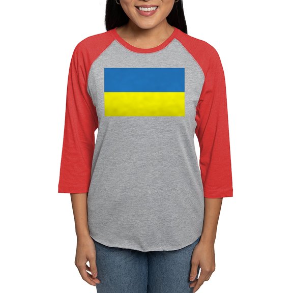 CafePress - Ukraine S Women's Baseball T Shirt - Womens Baseball Tee