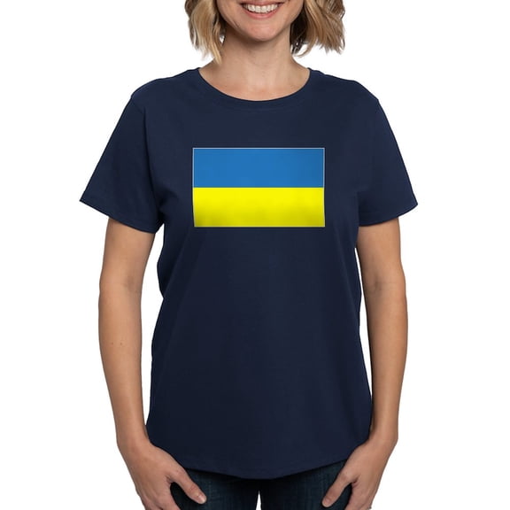 CafePress - Ukraine S Women's Value T Shirt - Women's Traditional Fit Dark T-Shirt