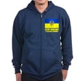 thumbnail image 1 of CafePress - Ukraine (Stand Firm) Sweatshirt - Zip Hoodie, Classic Hooded Sweatshirt with Metal Zipper, 1 of 4