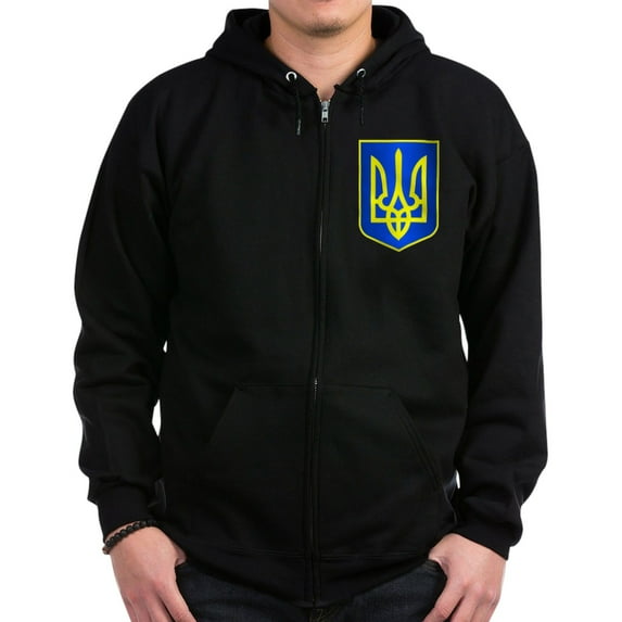 CafePress - Ukraine (Stand Firm) Sweatshirt - Zip Hoodie, Classic Hooded Sweatshirt with Metal Zipper