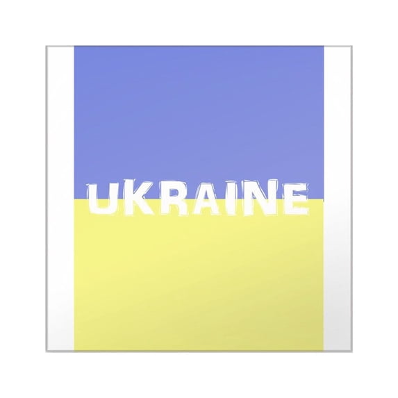 CafePress - Ukraine Sticker - Square Sticker 3" x 3"