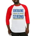 thumbnail image 1 of CafePress - Ukraine Strong Baseball Jersey - Cotton Baseball Jersey, 3/4 Raglan Sleeve Shirt, 1 of 4