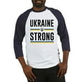thumbnail image 1 of CafePress - Ukraine Strong Baseball Jersey - Cotton Baseball Jersey, 3/4 Raglan Sleeve Shirt, 1 of 4