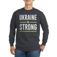 thumbnail image 1 of CafePress - Ukraine Strong Long Sleeve Dark T Shirt - Long Sleeve Dark T-Shirt, 1 of 4