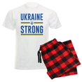 thumbnail image 1 of CafePress - Ukraine Strong Men's Light Pajamas - Men's Light Loose Fit Cotton Pajama Set, 1 of 7