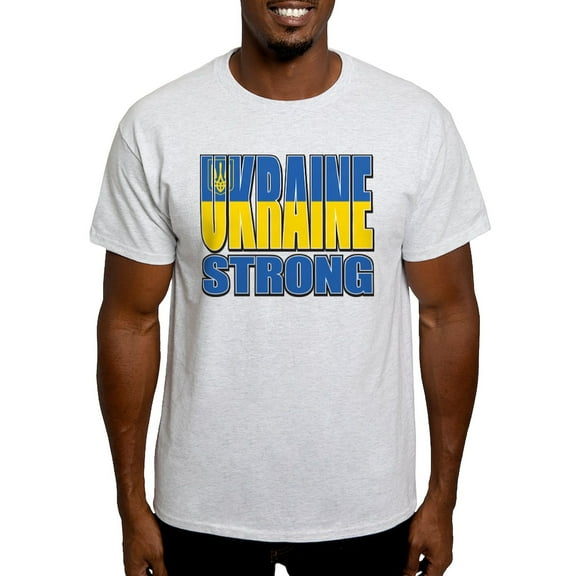 CafePress - Ukraine Strong Men's Value T Shirt - Men's Classic Graphic T-Shirt