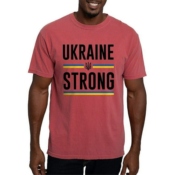 CafePress - Ukraine Strong Mens Comfort Colorsâ® Shirt - Mens Comfort Colors Shirt