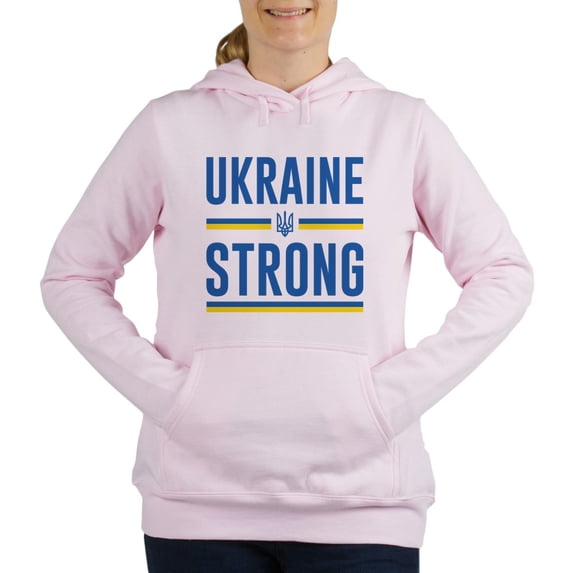 CafePress - Ukraine Strong - Women's Hooded Sweatshirt
