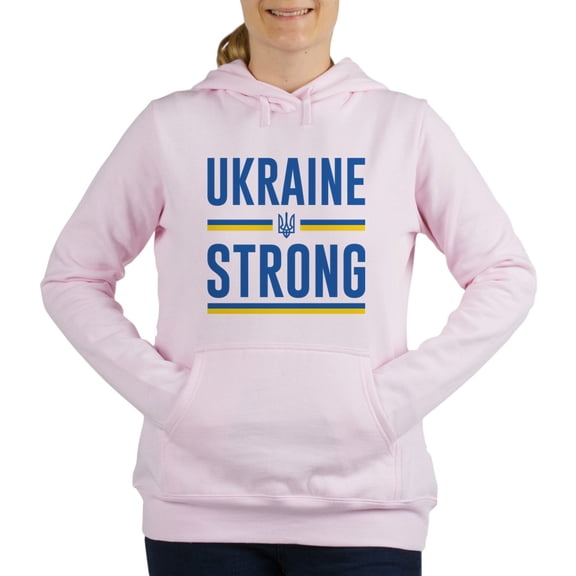 CafePress - Ukraine Strong - Women's Hooded Sweatshirt