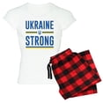thumbnail image 1 of CafePress - Ukraine Strong Women's Light Pajamas - Women's Short Sleeve Print T-Shirt and Pants Light Cotton Pajama Set, 1 of 7