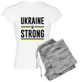 thumbnail image 1 of CafePress - Ukraine Strong Women's Light Pajamas - Women's Short Sleeve Print T-Shirt and Pants Light Cotton Pajama Set, 1 of 7
