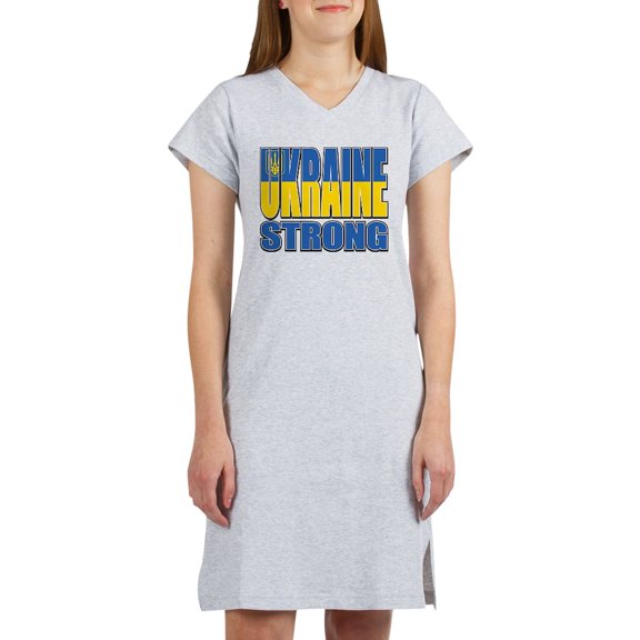 CafePress - Ukraine Strong - Women's Nightshirt