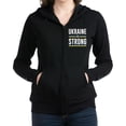thumbnail image 1 of CafePress - Ukraine Strong Women's Zip Up Hoodie - Women's Zip Hoodie, 1 of 1