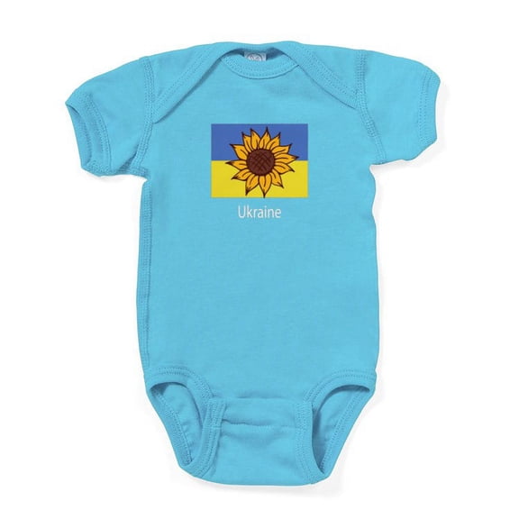 CafePress - Ukraine Sunflower Body Suit - Cute Infant Bodysuit Baby Romper - Size Newborn - 24 Months