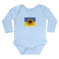 thumbnail image 1 of CafePress - Ukraine Sunflower Body Suit - Long Sleeve Cotton Baby Bodysuit, 1 of 4